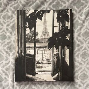 Black and White Paris Canvas Art